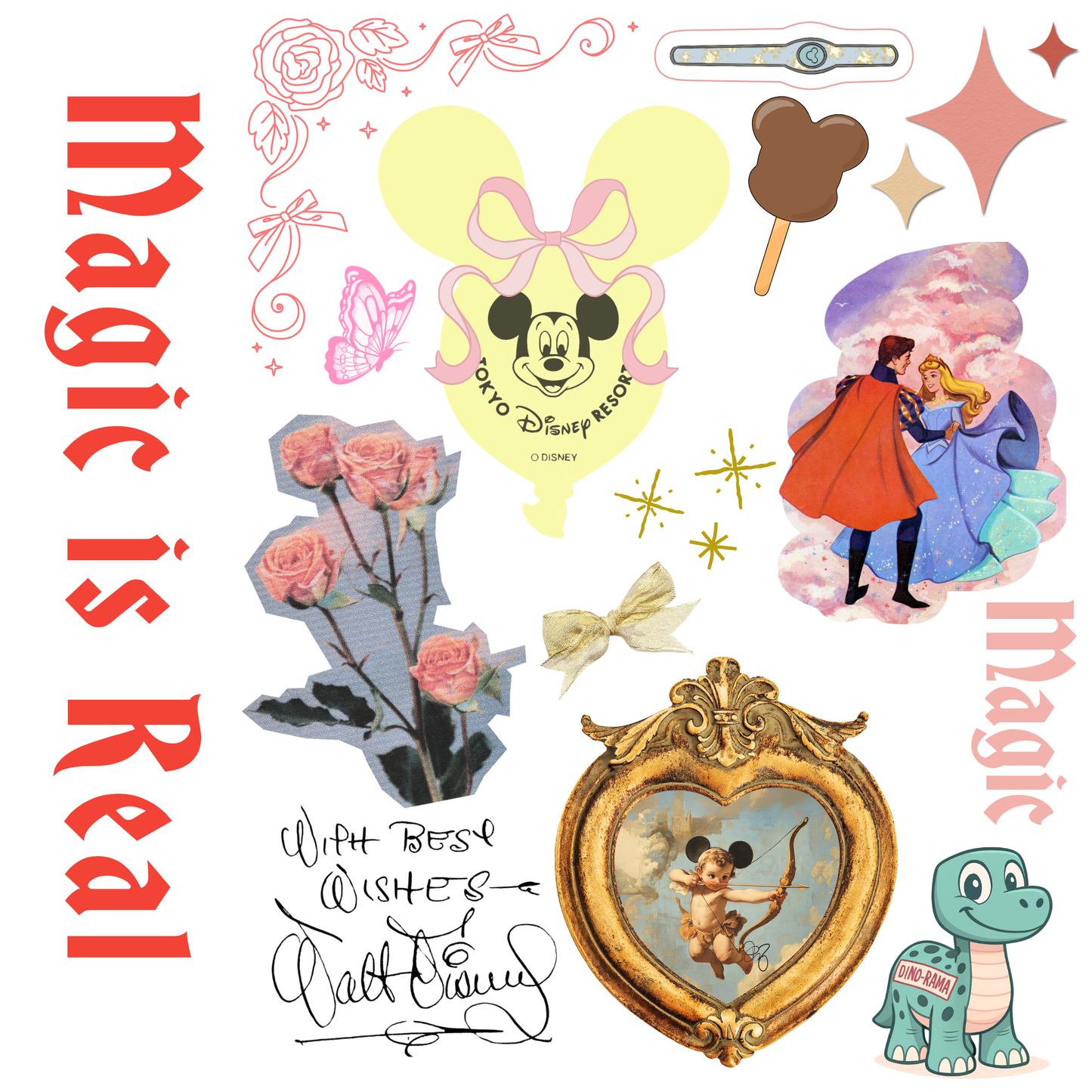 Curated Sticker Packs - for mugs, plates, suitcases and more