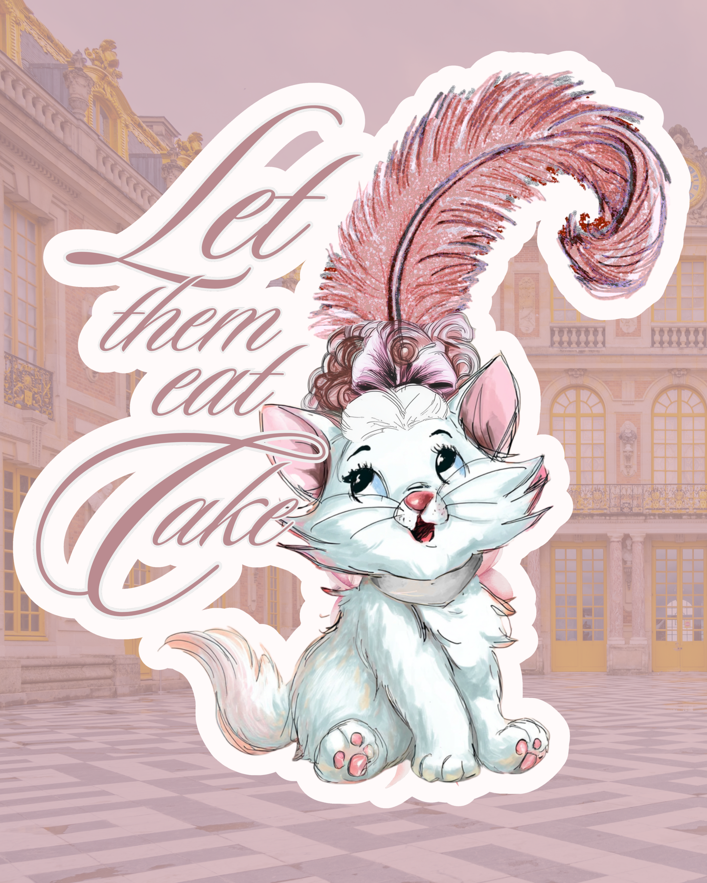 Let Them Eat Catnip - Tee and Sweatshirt Marie as Marie Antoinette
