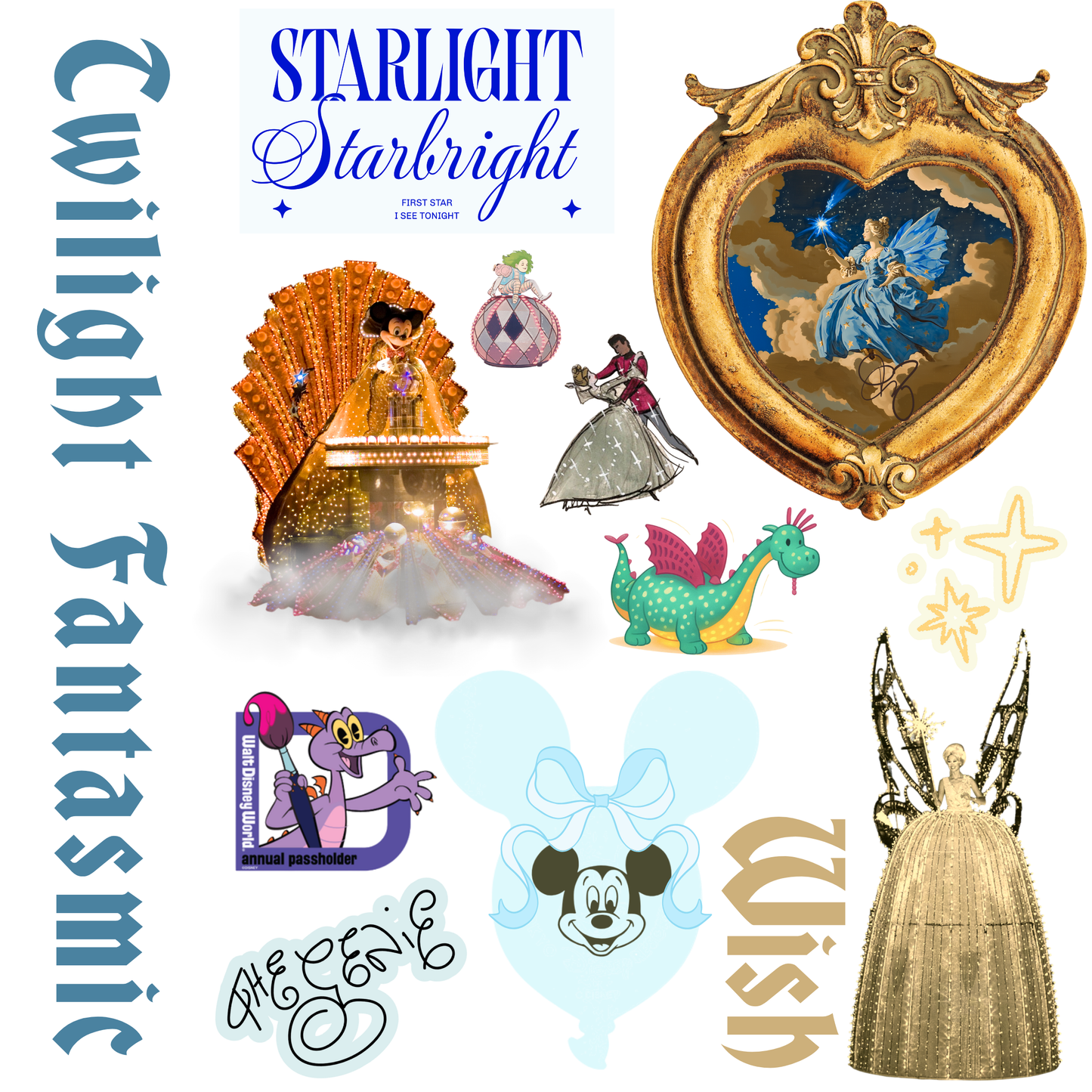 Curated Sticker Packs - for mugs, plates, suitcases and more