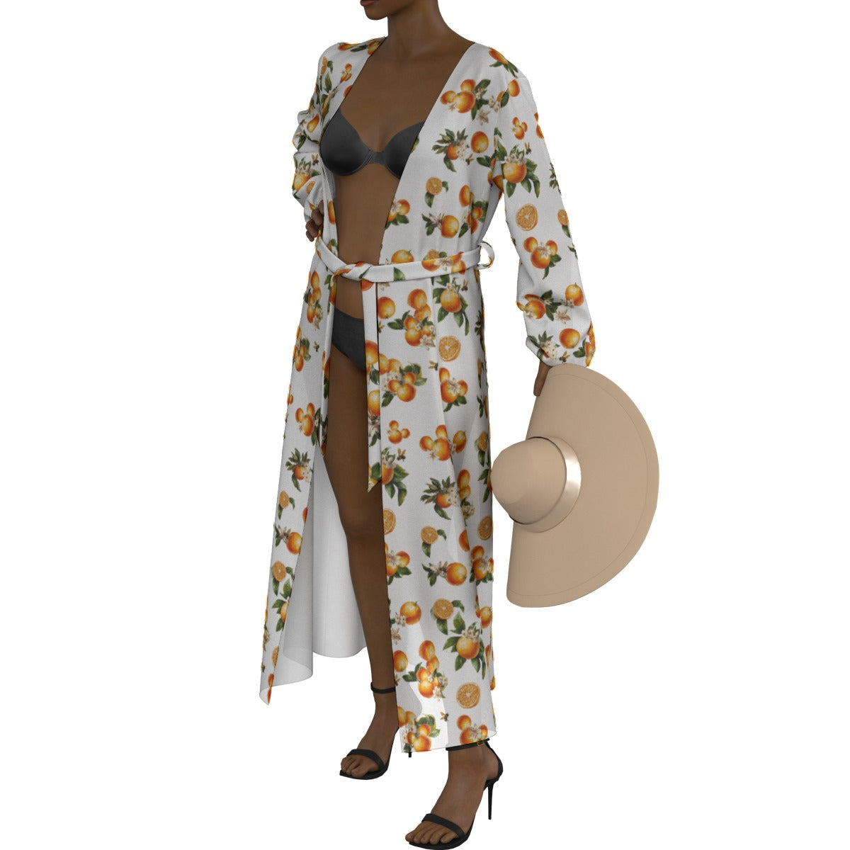 π Florida Fresh Chiffon Robe β Citrus Chic for Pool Days + Cruise Strolls! ππΏ