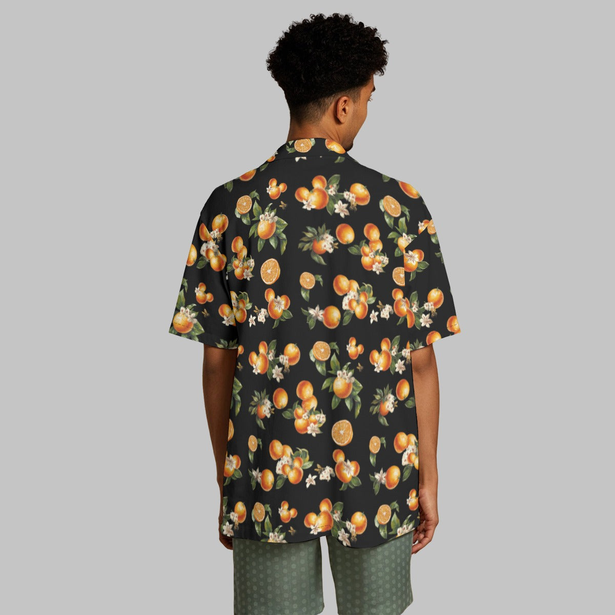 π Florida Fresh Hawaiian Shirt β Citrus Cool for Park Days & Poolside Vibes! ππ Longer Fit