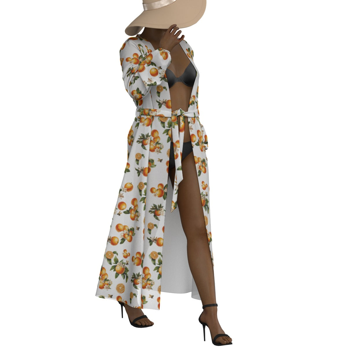 π Florida Fresh Chiffon Robe β Citrus Chic for Pool Days + Cruise Strolls! ππΏ