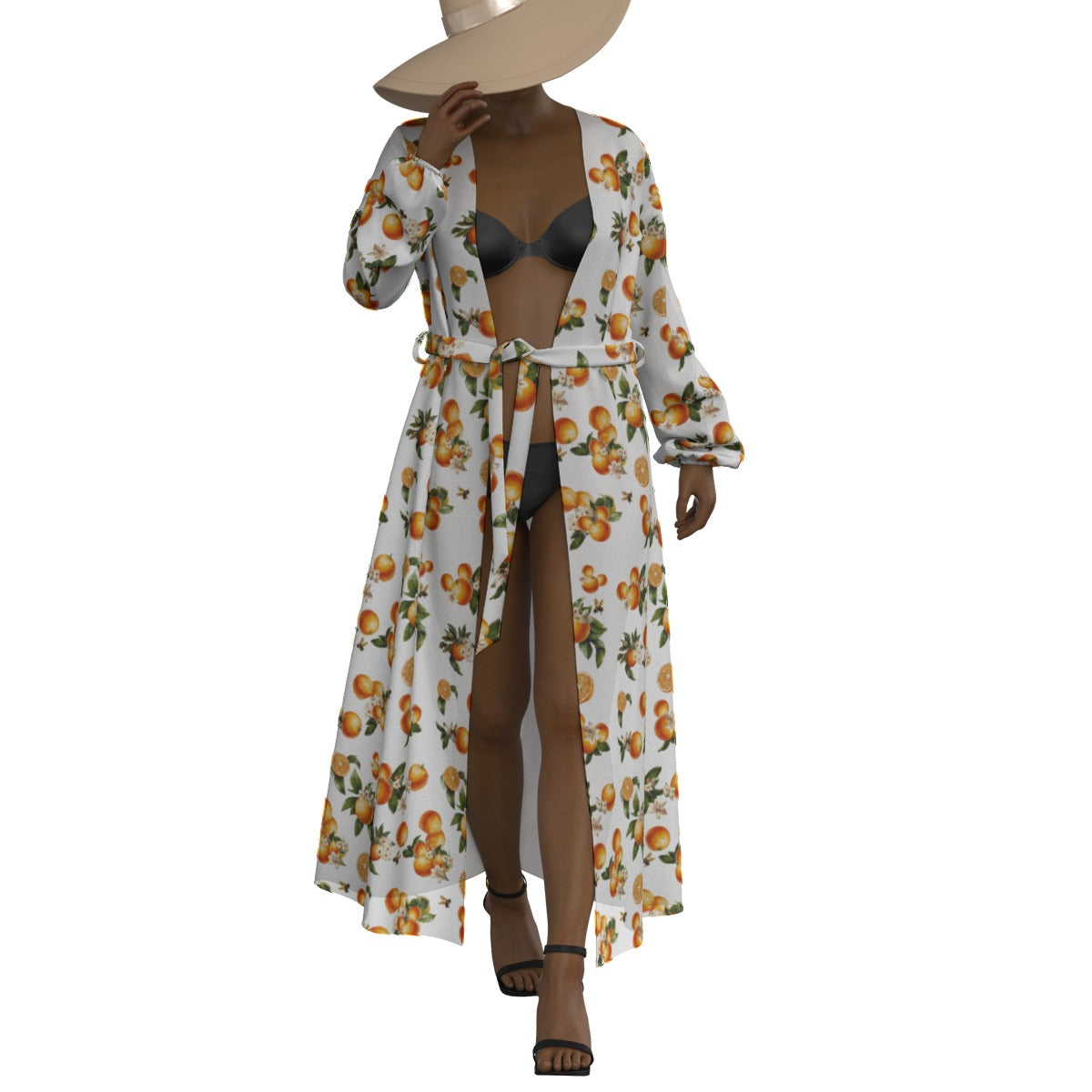 π Florida Fresh Chiffon Robe β Citrus Chic for Pool Days + Cruise Strolls! ππΏ