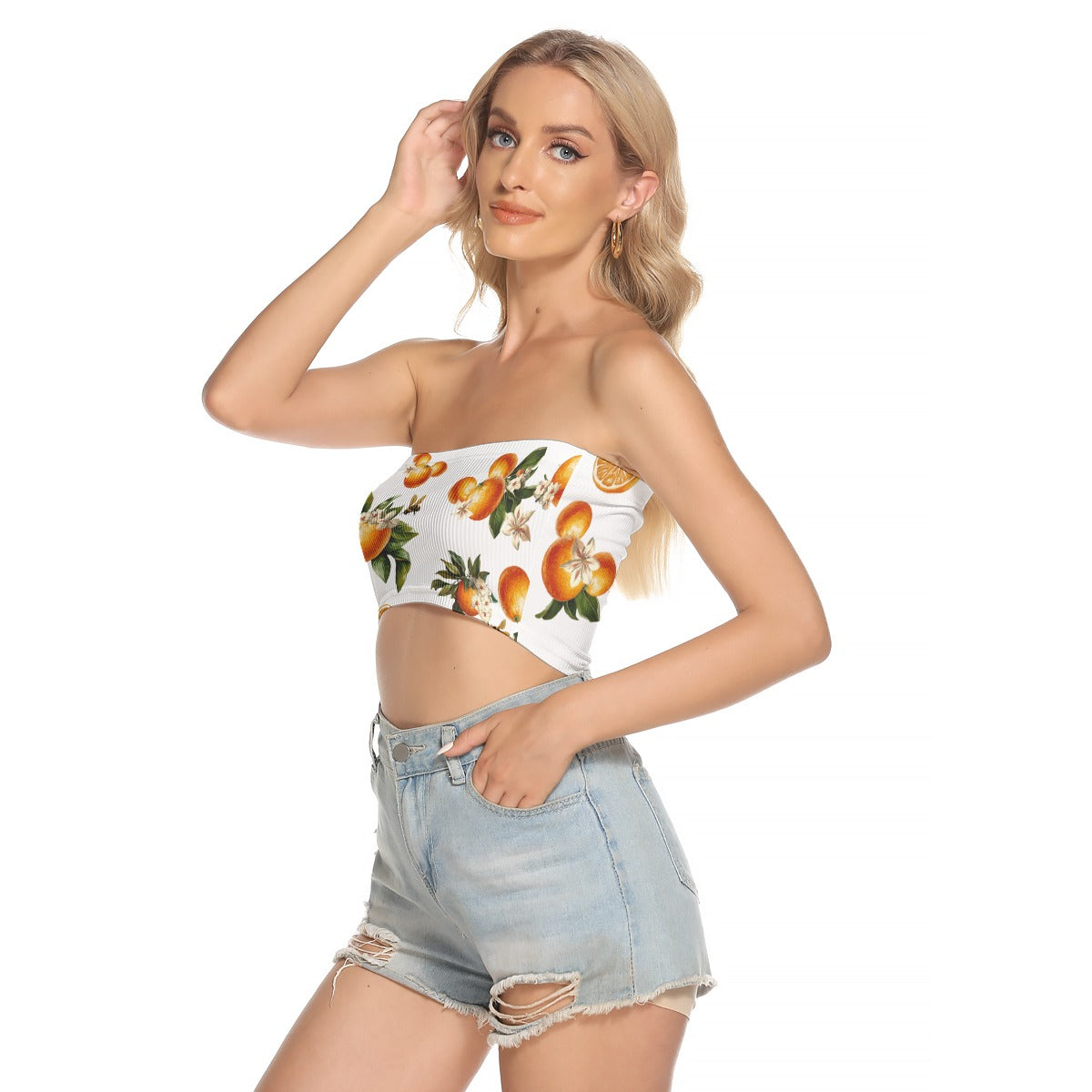 π Florida Fresh Tube Top β Orange Bird-Approved & Park-Ready! π