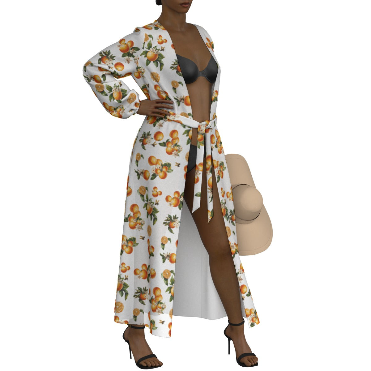 π Florida Fresh Chiffon Robe β Citrus Chic for Pool Days + Cruise Strolls! ππΏ
