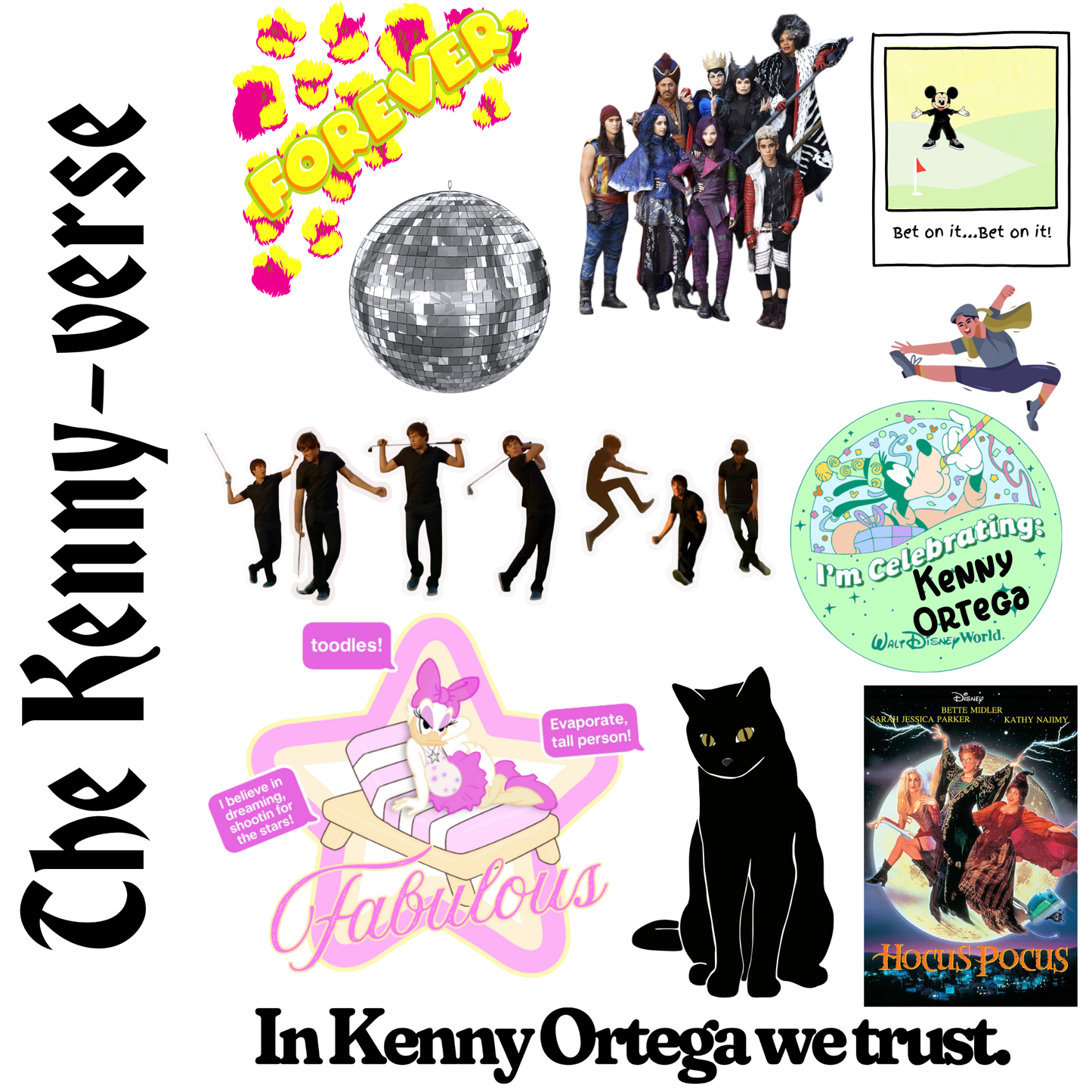 Curated Sticker Packs - for mugs, plates, suitcases and more
