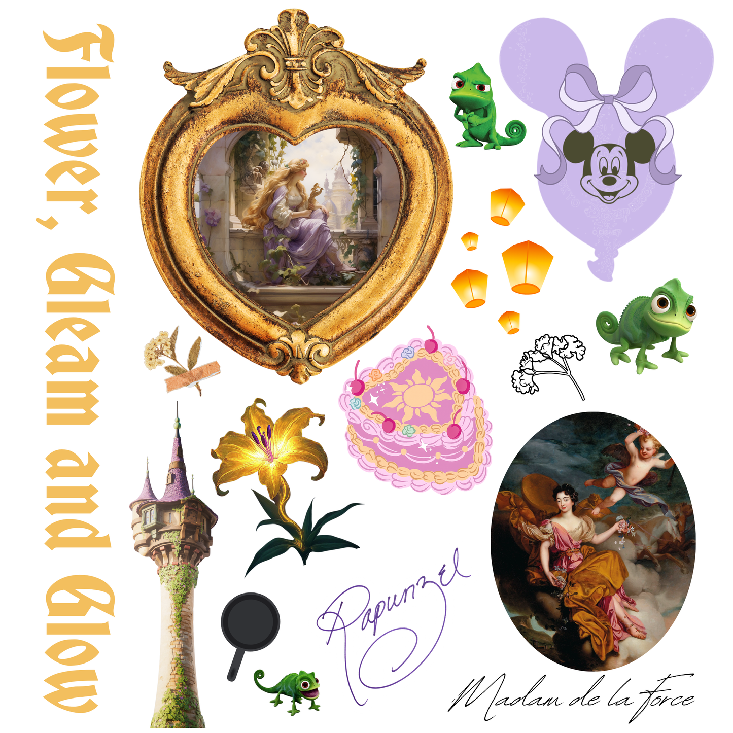 Curated Sticker Packs - for mugs, plates, suitcases and more