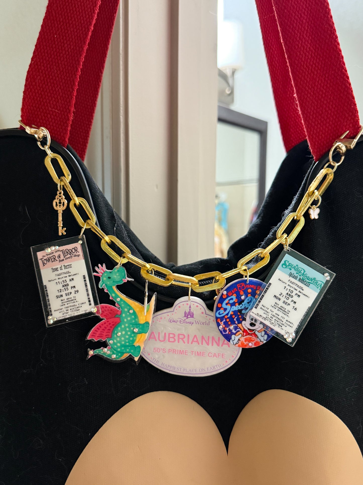 β¨ Disney Nametag Bag Charm | Custom NFC Disney Creator Accessory
