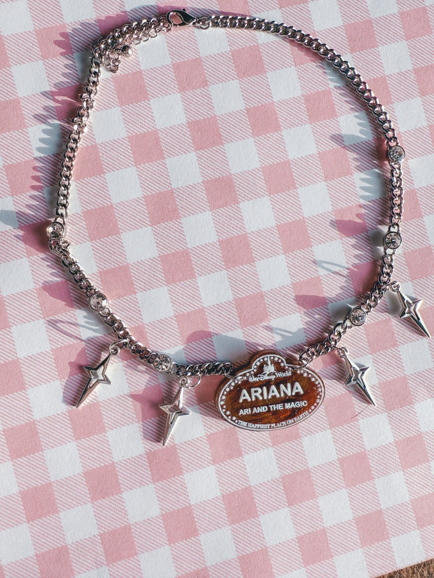 Most magical necklace - custom name tag (DL and WDW)