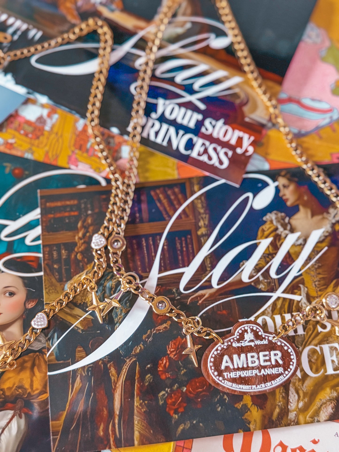 Most magical necklace - custom name tag (DL and WDW)