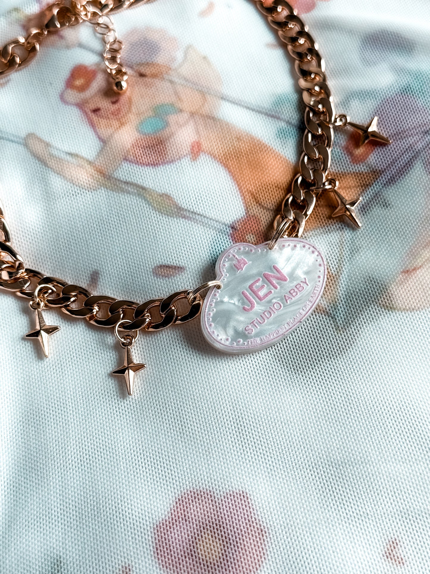Most magical necklace - custom name tag (DL and WDW)