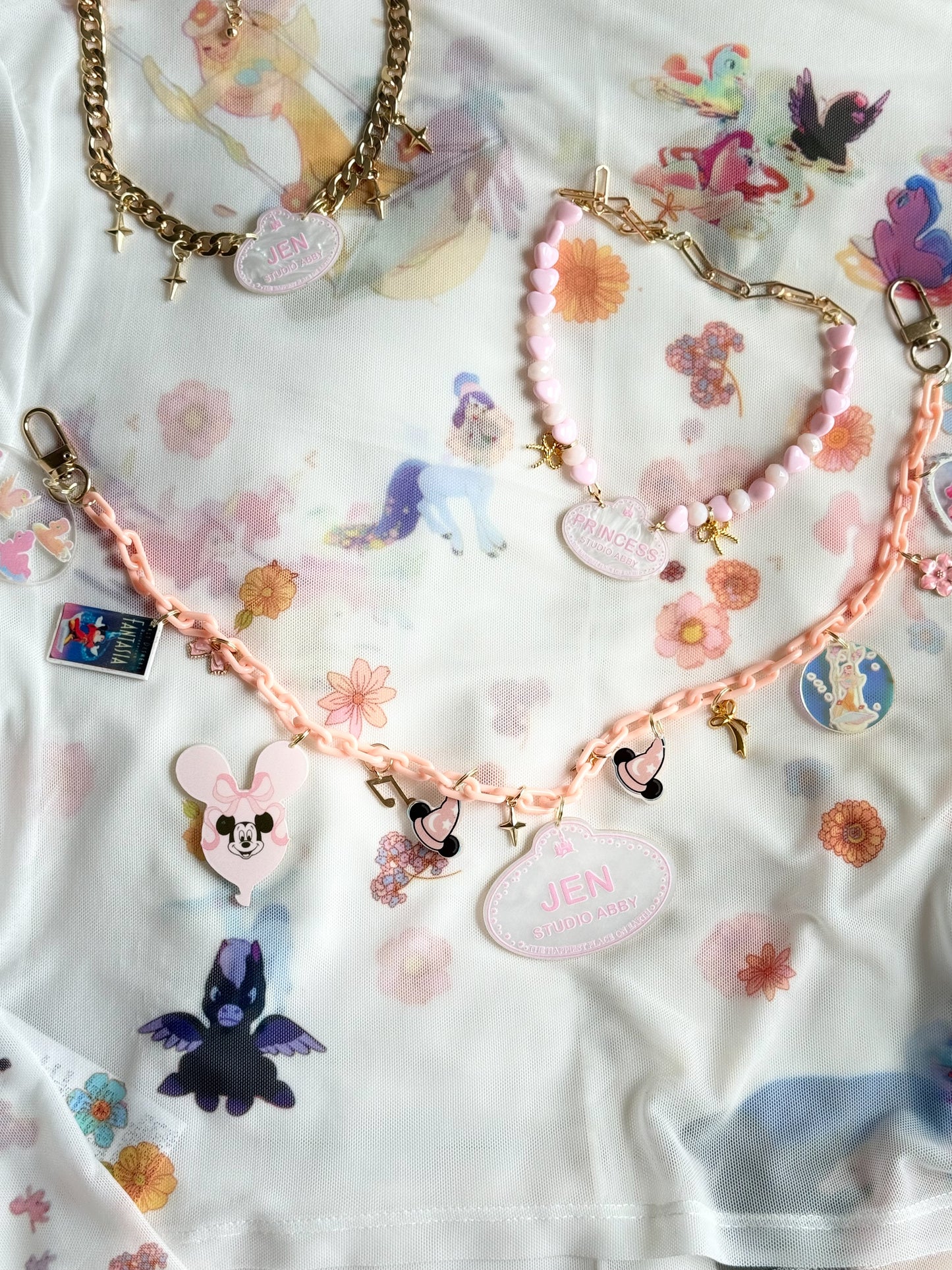 β¨ Disney Nametag Bag Charm | Custom NFC Disney Creator Accessory