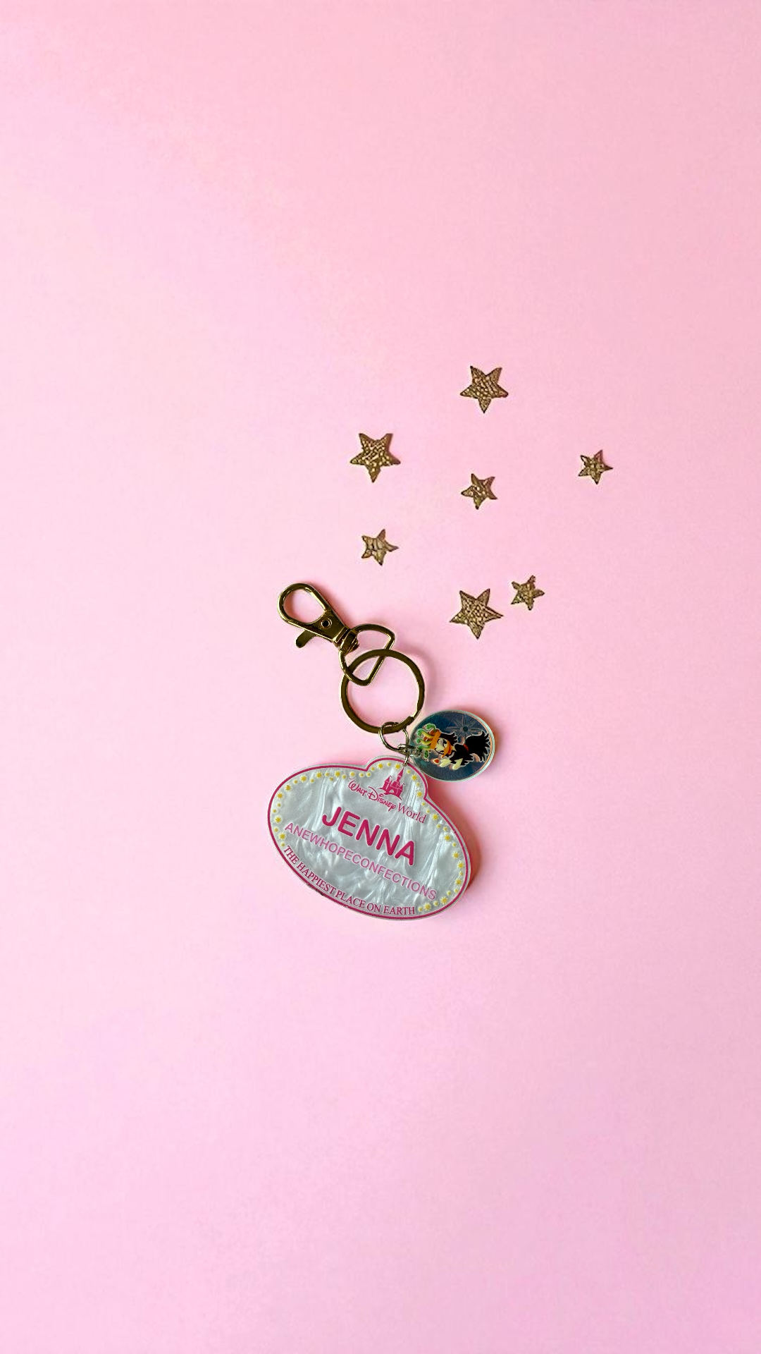 β¨ Disney Nametag Bag Charm | Custom NFC Disney Creator Accessory