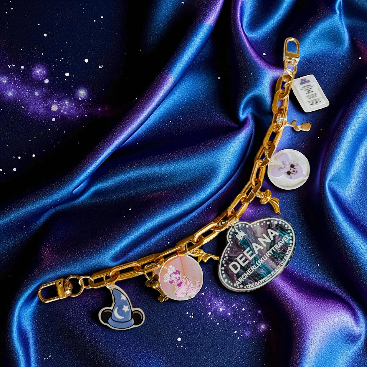 β¨ Disney Nametag Bag Charm | Custom NFC Disney Creator Accessory