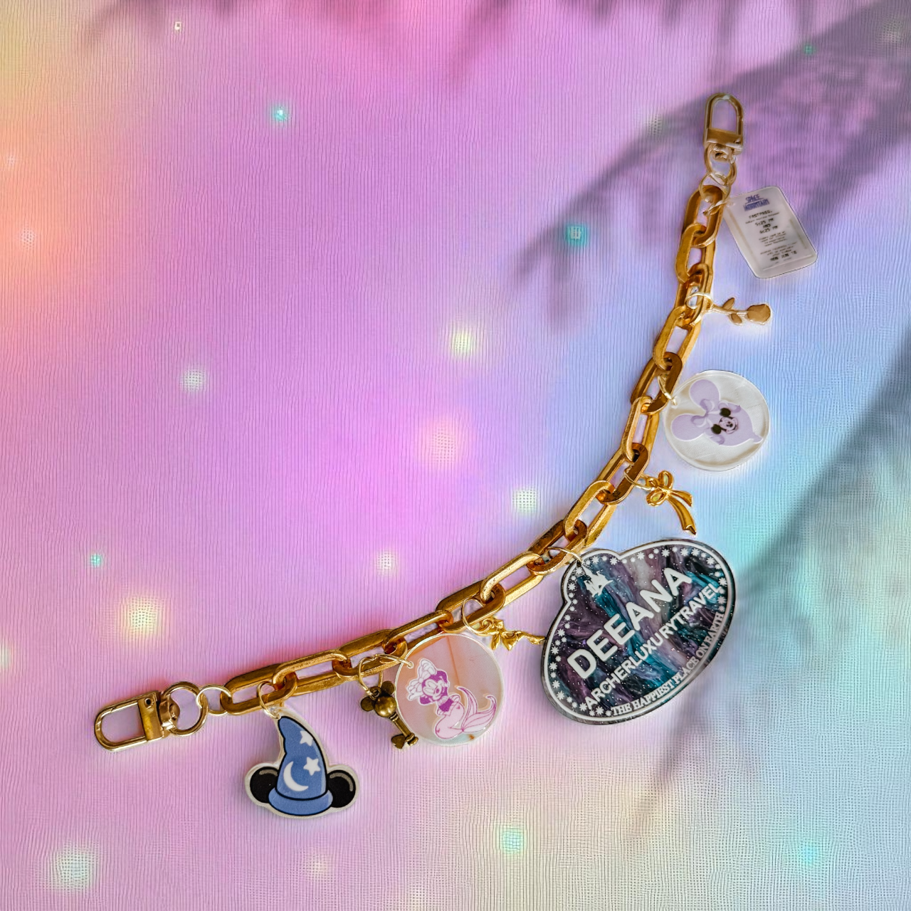 β¨ Disney Nametag Bag Charm | Custom NFC Disney Creator Accessory