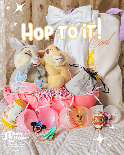 Hop to It: Thumper or Miss Bunny Child Easter Basket - Deposit Only