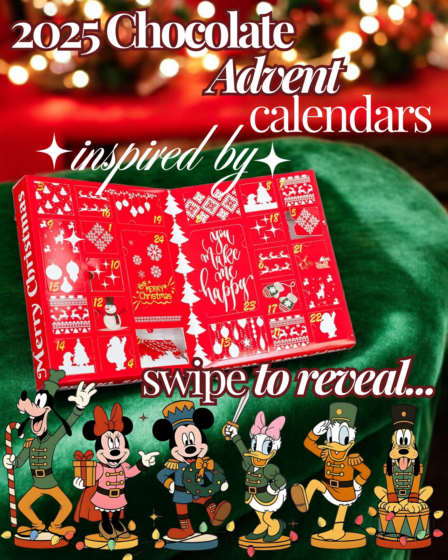 Sugar-Plum Mystery Map - 24 Day - Small Chocolate Advent Calendar