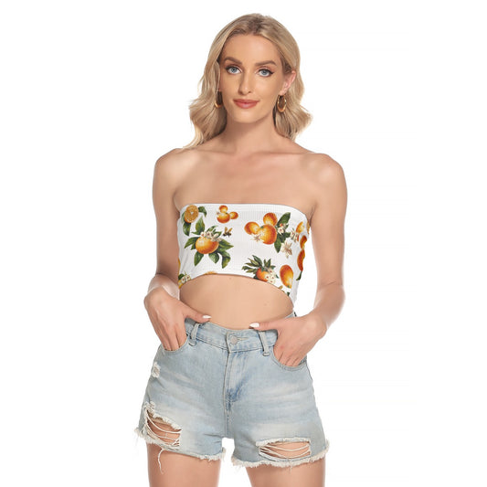 🍊 Florida Fresh Tube Top – Orange Bird-Approved & Park-Ready! 🐝