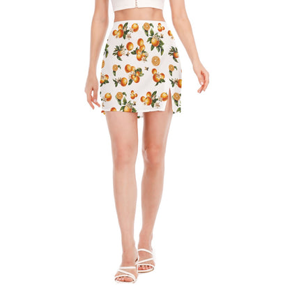 🍊 Florida Fresh Side Split Hip Skirt