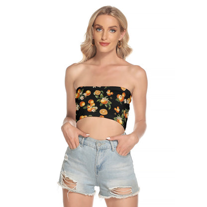 🍊 Florida Fresh Tube Top (Black) – Orange Bird-Approved & Park-Ready! 🐝