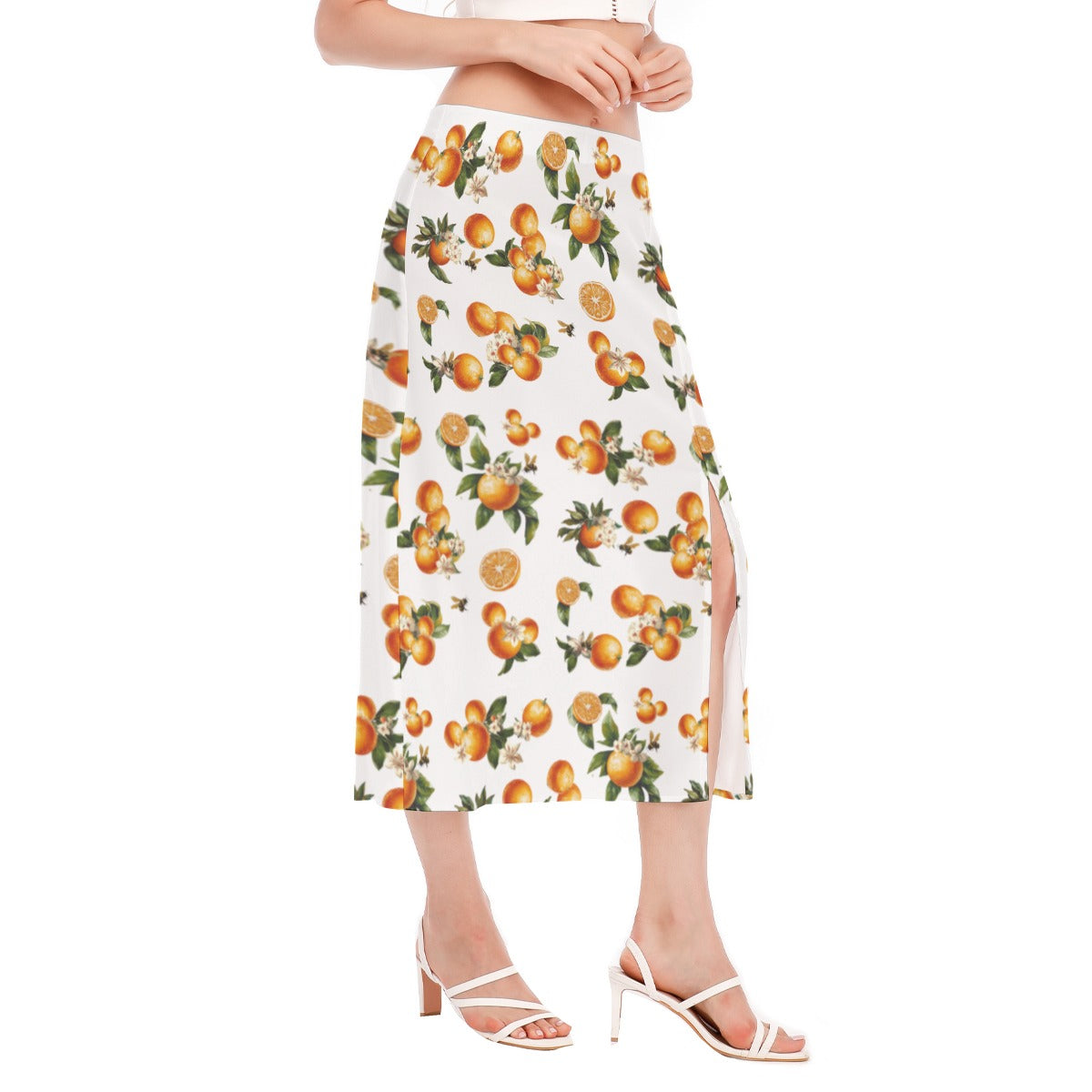 🍊 Florida Fresh Midi Skirt – Breezy, Flattering & Perfect for Every Adventure! 🐝✨