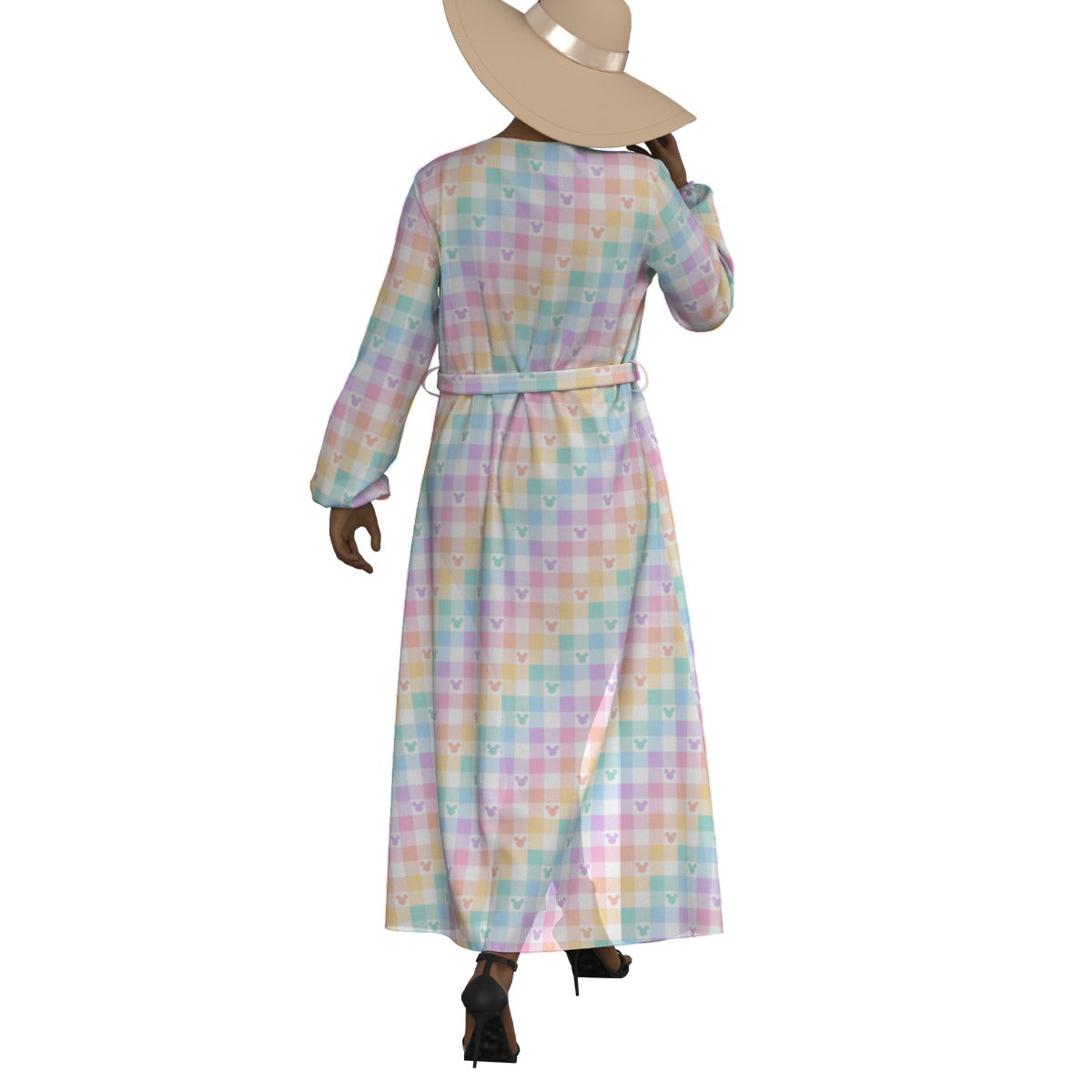 🌈 Main Street Pastels Chiffon Robe – Lightweight, Whimsical, & Ready for the Parks or the Pool! 🏖️