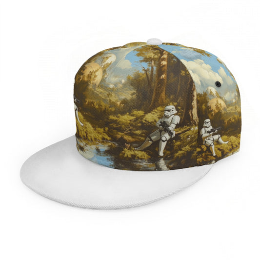 Stormy Day at the Lake - Cap with Flat Brim