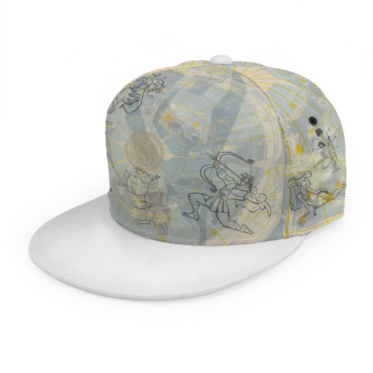 🧢 Celestial Hercules Flat Bill Hat