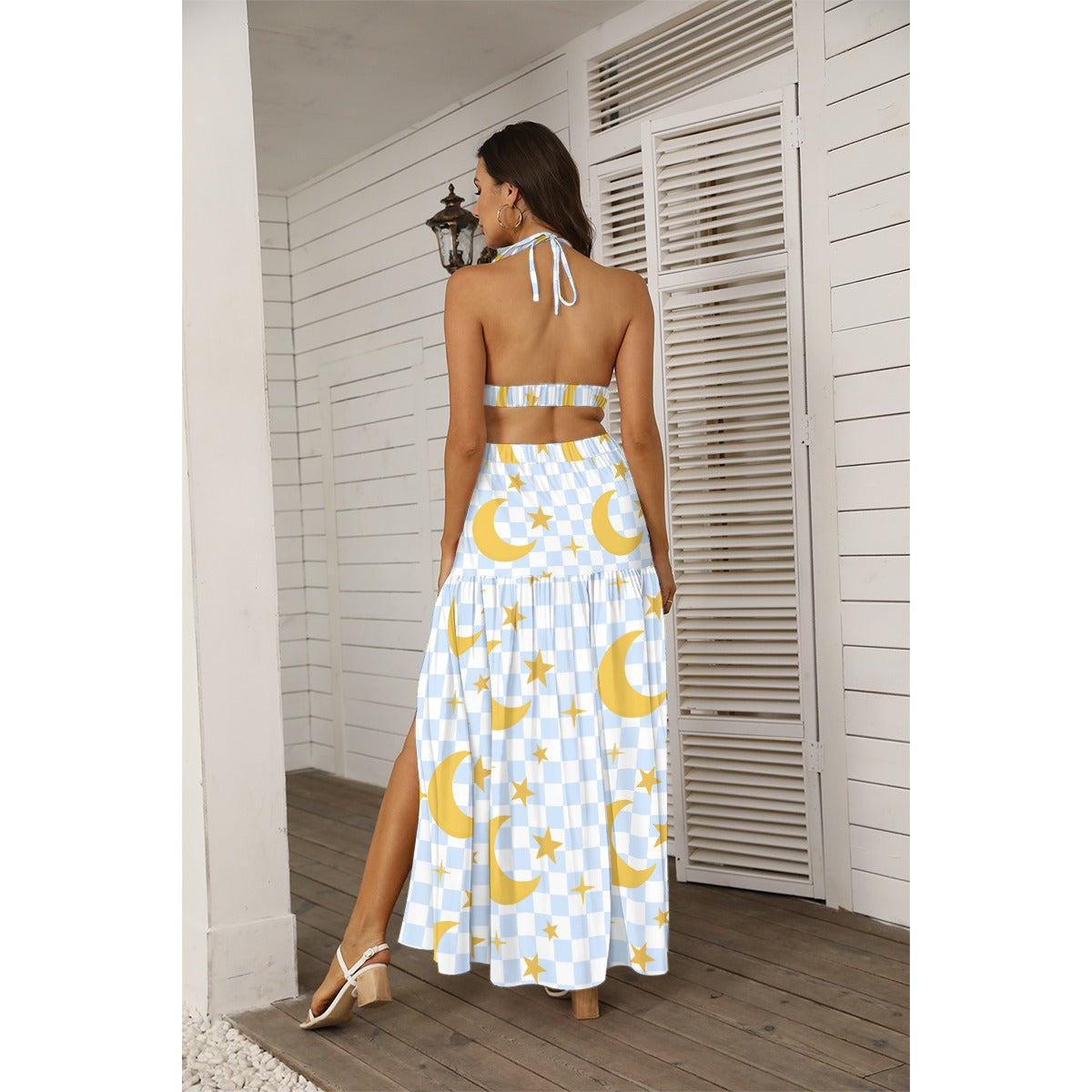 “Sorcerer’s Sky” – The Brie Summer Wrap Dress