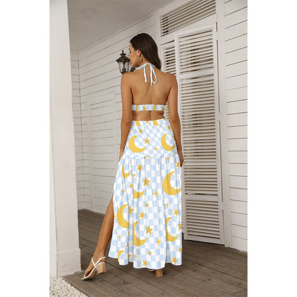“Sorcerer’s Sky” – The Brie Summer Wrap Dress