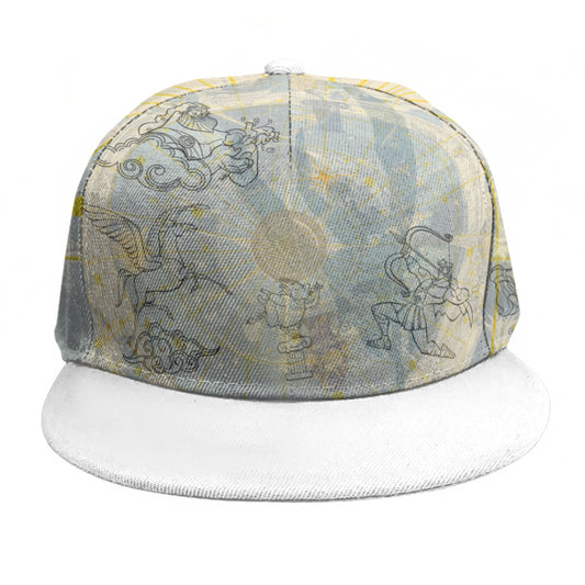 🧢 Celestial Hercules Flat Bill Hat