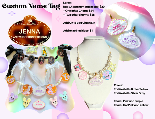 Name Tag Charm: 🌟 You Are the Magic Charm – Personalized