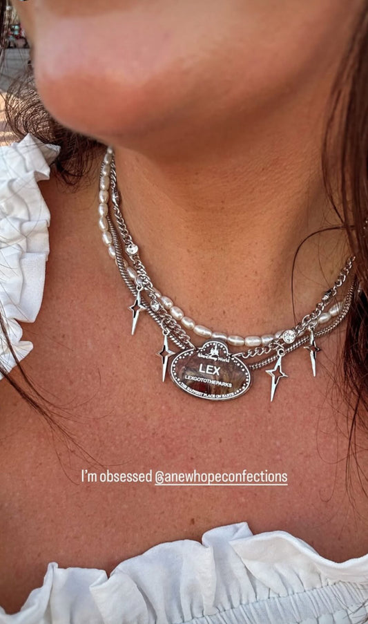 Most magical necklace - custom name tag