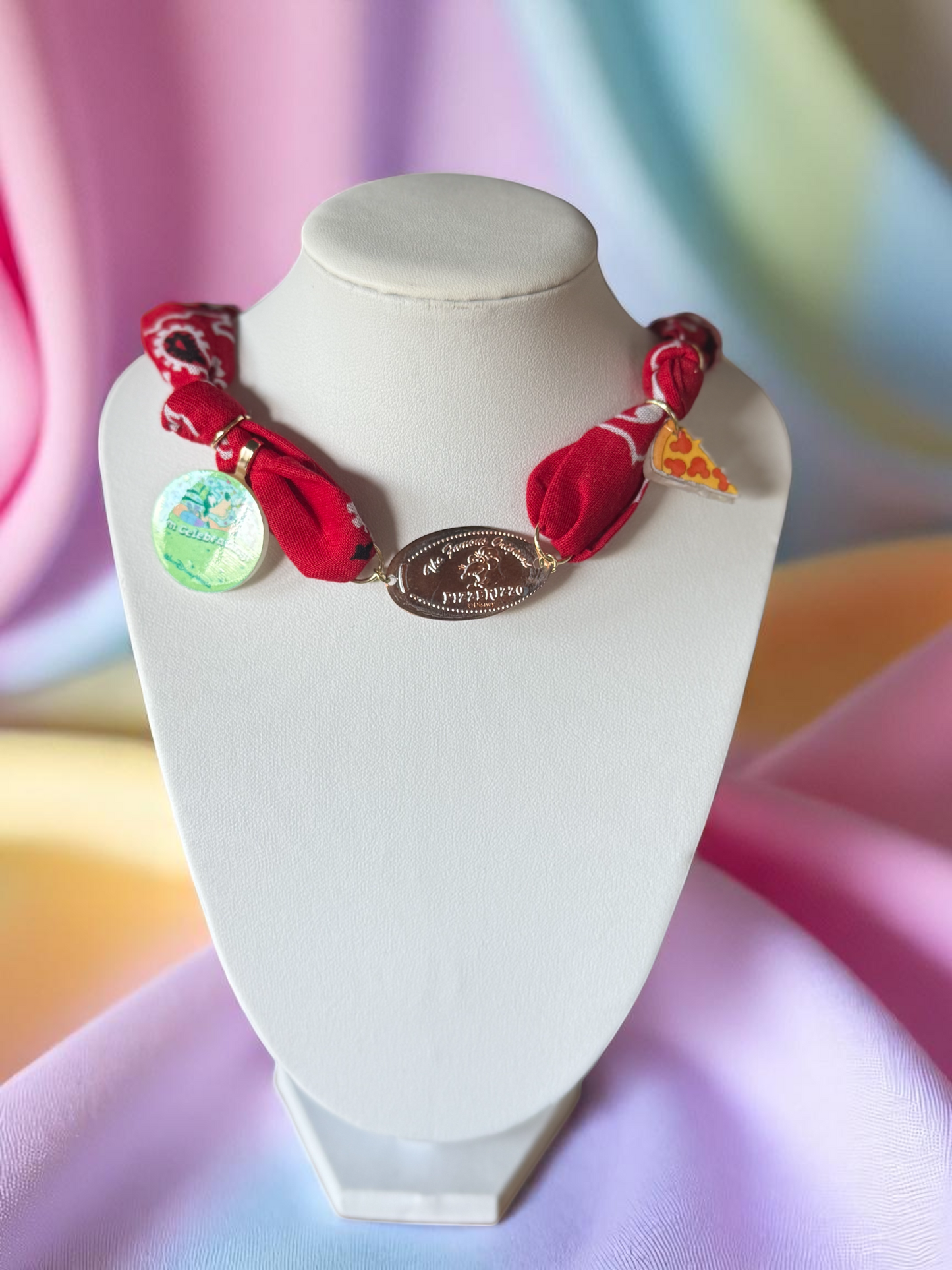 🎤 Fozzie Bear PENNY Necklace – Banana Cream, Gummi Bears; MuppetVision Vibes