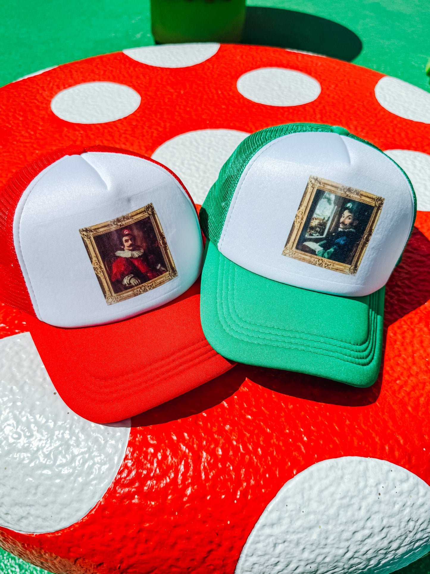 Renaissance Bros Trucker Hats – Mario & Luigi, But Make It Fine Art 🎨🧢