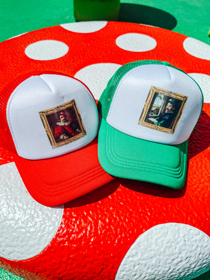 Renaissance Bros Trucker Hats – Mario & Luigi, But Make It Fine Art 🎨🧢