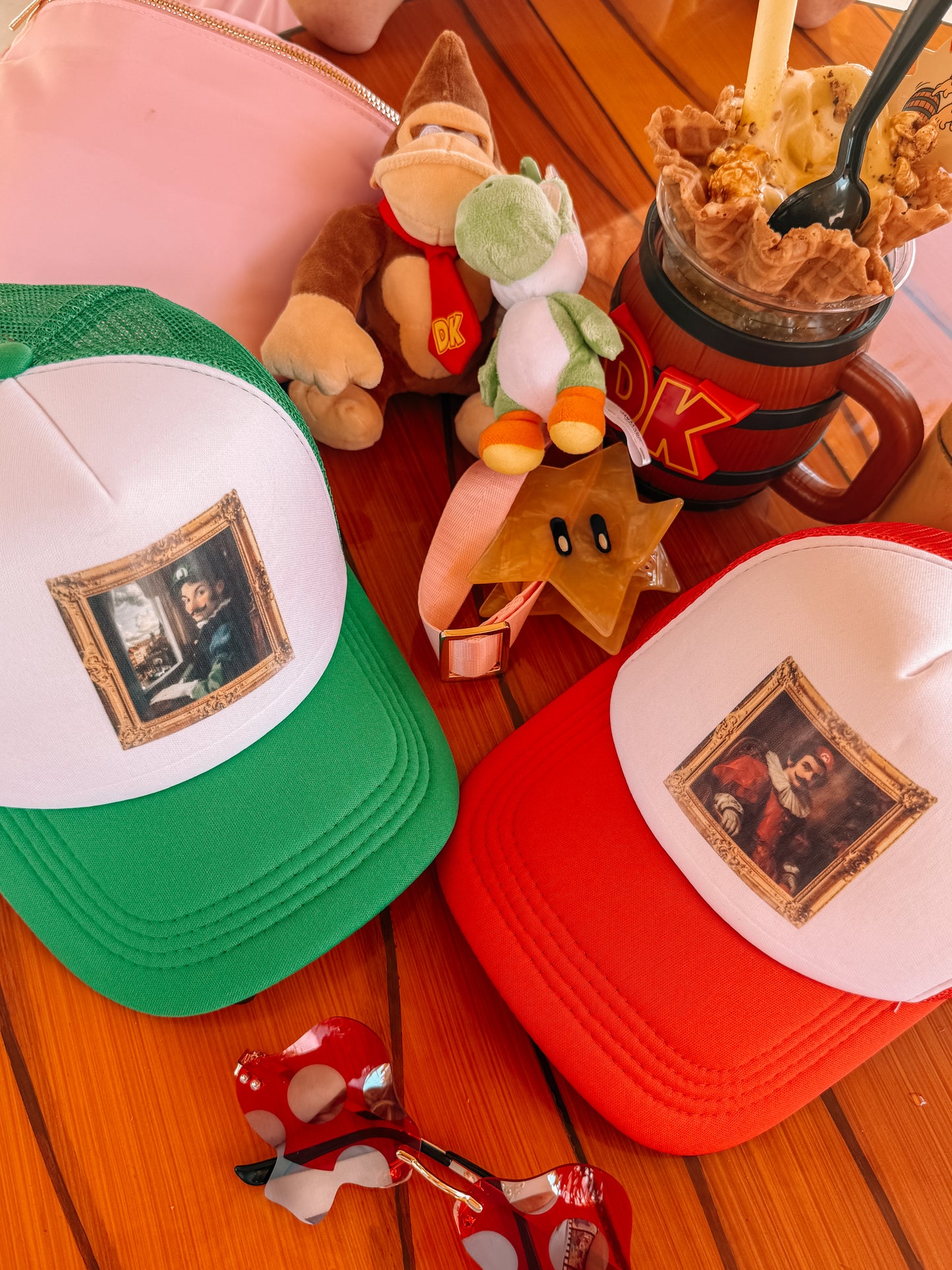 Renaissance Bros Trucker Hats – Mario & Luigi, But Make It Fine Art 🎨🧢