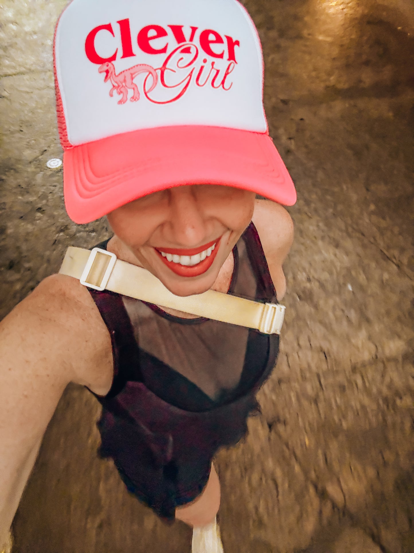 🦖 Clever Girl Trucker Hat (Pink) 💅