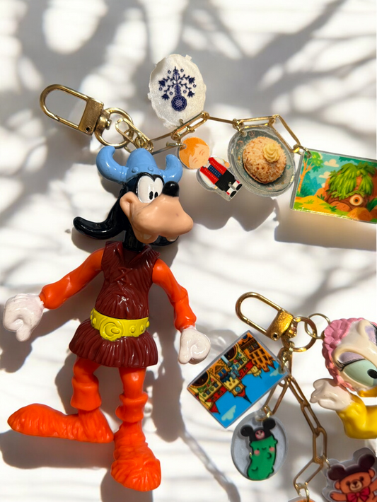 Vintage EPCOT Bag Charms – Featuring 1994 McDonald’s World Showcase Toys