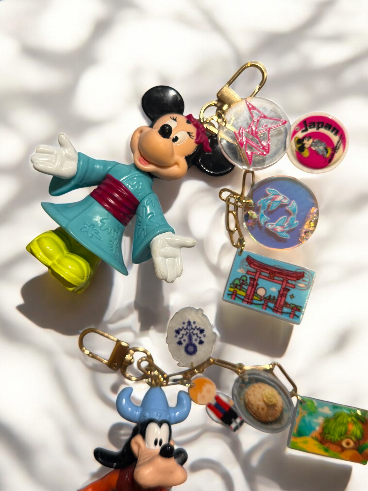 Vintage EPCOT Bag Charms – Featuring 1994 McDonald’s World Showcase Toys