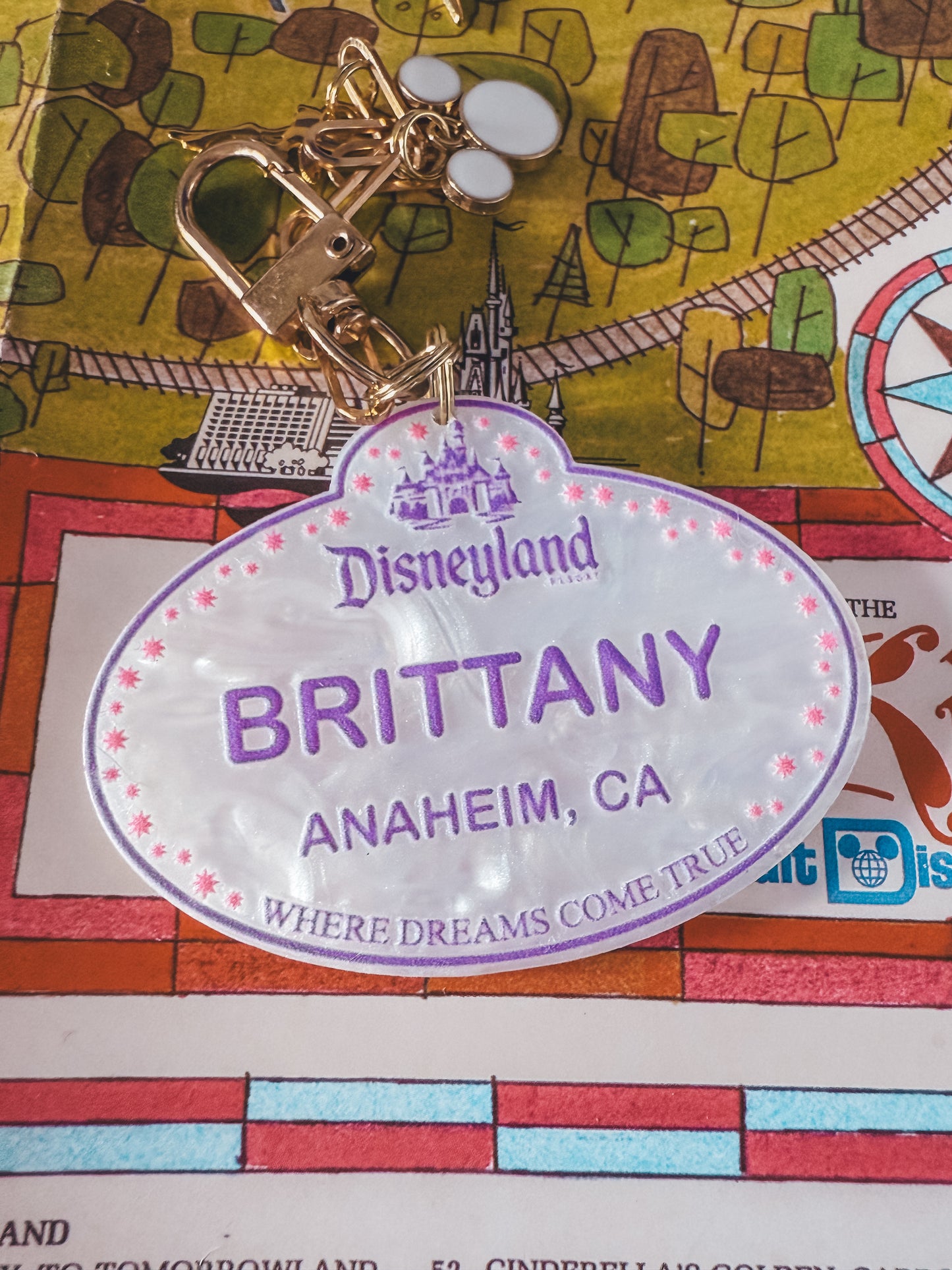 Most magical necklace - custom name tag (DL and WDW)
