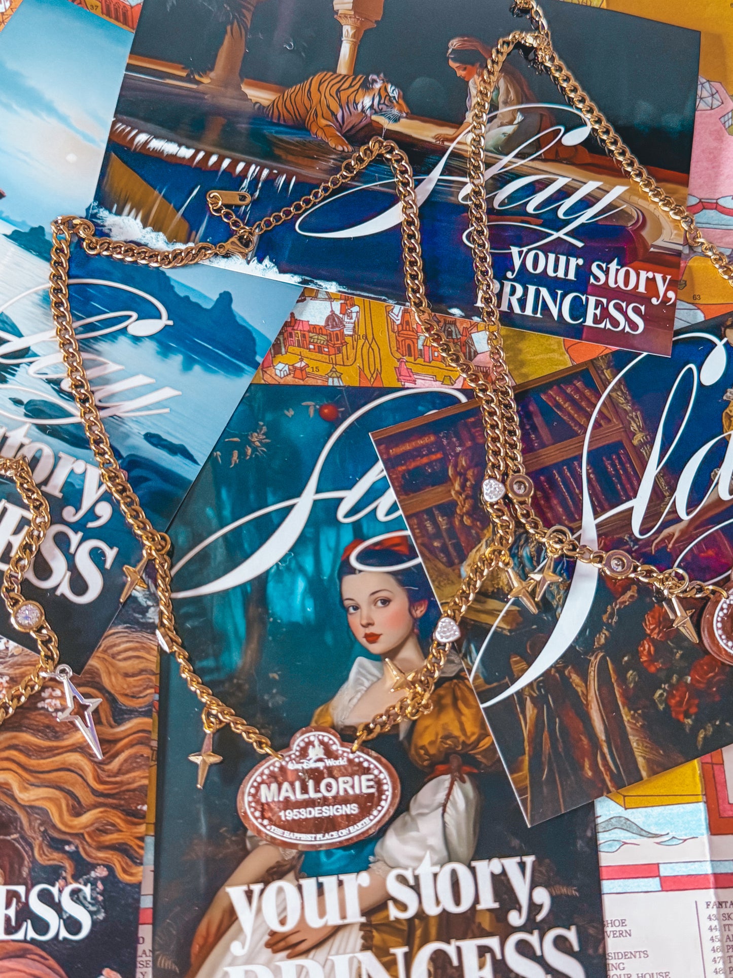 Most magical necklace - custom name tag (DL and WDW)