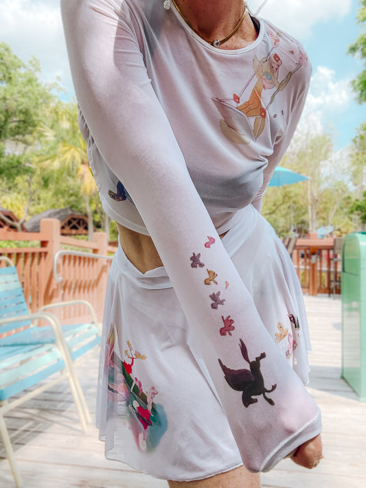 Fantasia Mesh Swim Coverup – Sorcery Meets Swim Style ✨