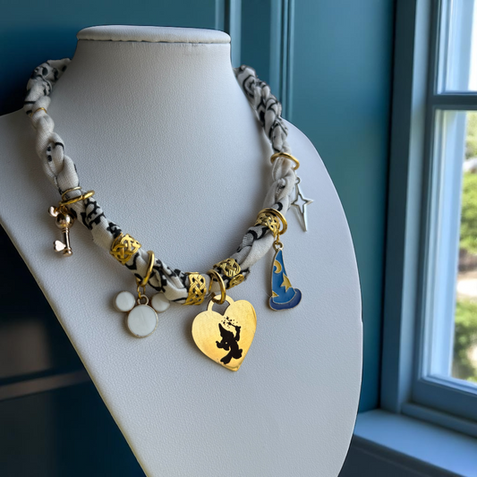 Riviera Magic Bandana Necklace (or Bracelet) – Chic, Convertible, & Customizable ✨