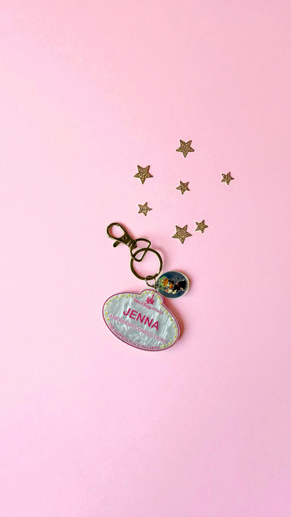 ✨ Disney Nametag Bag Charm | Custom NFC Disney Creator Accessory
