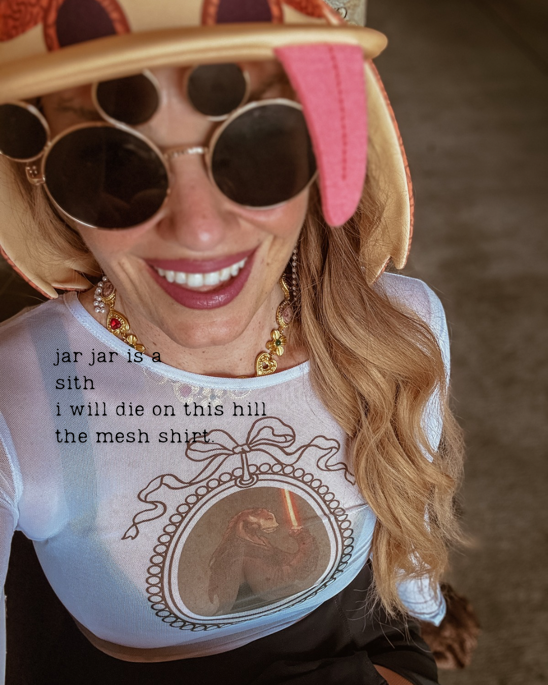 Darth Jar Jar: The Hill I will Die On - The Mesh Shirt