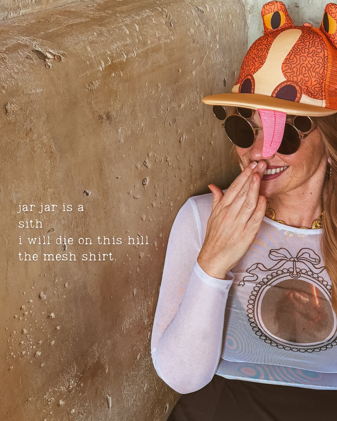 Darth Jar Jar: The Hill I will Die On - The Mesh Shirt